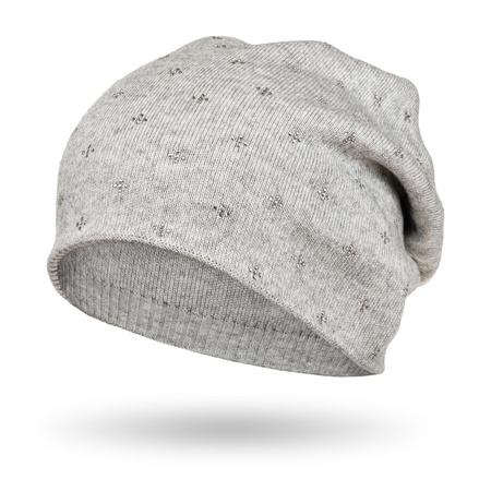 Modische Damen Beanie Mütze in Grau – Peterson