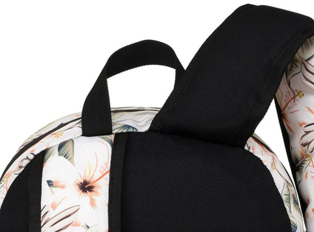 Klassischer Damen Rucksack aus Polyester mit Blumenmuster – Rovicky