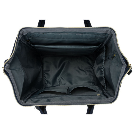 Marineblauer Damen Rucksack mit Laptopfach und verstellbaren Riemen – Peterson