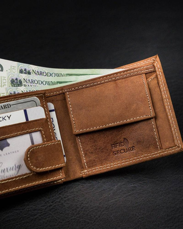 Herren Geldbörse aus Leder ohne Verschluss – Always Wild