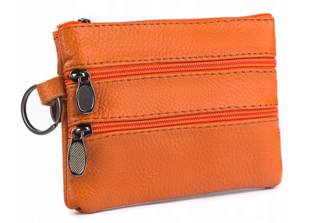 Schlüssel Etui aus Leder mit vier Fächern