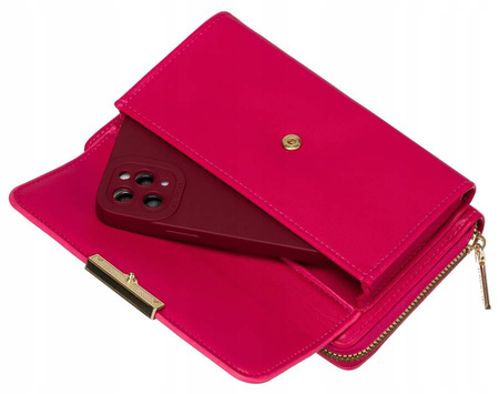 Elegante Mini Damen Handtasche-Geldbörse mit langem, abnehmbarem Riemen – 4U Cavaldi