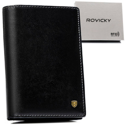Große Herren Geldbörse aus echtem Leder – Rovicky