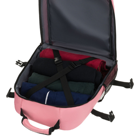 Rosa Reisetasche mit verstellbaren Trägern – Peterson