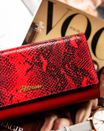 Große Damen Geldbörse mit Schlangenmuster – Peterson