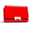 Rote, horizontale Damen-Geldbörse aus Öko-Leder - Peterson