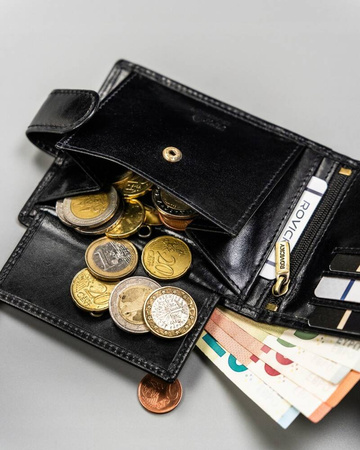 Herren Geldbörse aus Leder mit RFID-System – Rovicky