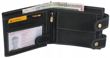 Große Herren Geldbörse aus Leder mit RFID-Schutz – Always Wild