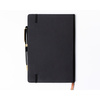 Schwarzes Notizbuch im Hardcover A5 Format liniert - Peterson