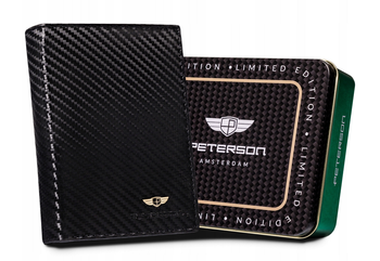 Große Herren Geldbörse aus Leder ohne Verschluss – Peterson