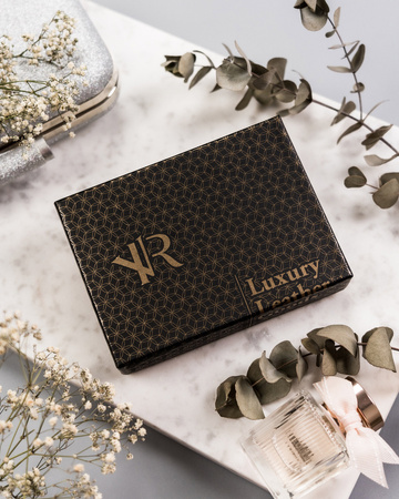 Kompakte Damen Geldbörse aus Leder – Rovicky