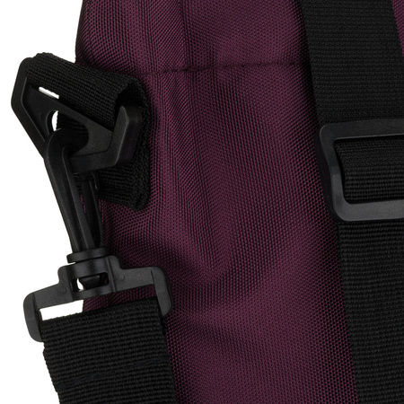 Große, violette Damen-Shopper-Tasche an bequemen Griffen und einem abnehmbaren Gürtel – Peterson