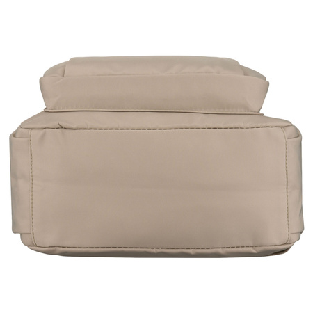 Praktischer Damen-Rucksack aus Polyester in Ecru, ein Hauptfach – Peterson