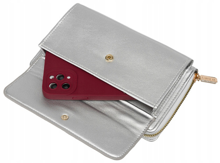 Mini Damen Umhängetasche-Geldbörse 2-in-1 mit abnehmbarem Riemen – 4U Cavaldi