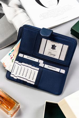 Geräumige große Damen Geldbörse aus Öko-Leder – 4U Cavaldi