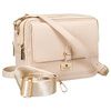 Damen Umhängetasche aus Öko-Leder in Beige mit Magnet- und Reißverschluss – Peterson