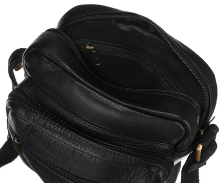 Herren Schultertasche aus Leder – Peterson
