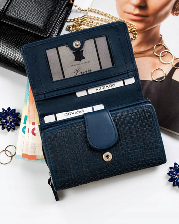 Elegante Damen Geldbörse aus Echtleder – Rovicky