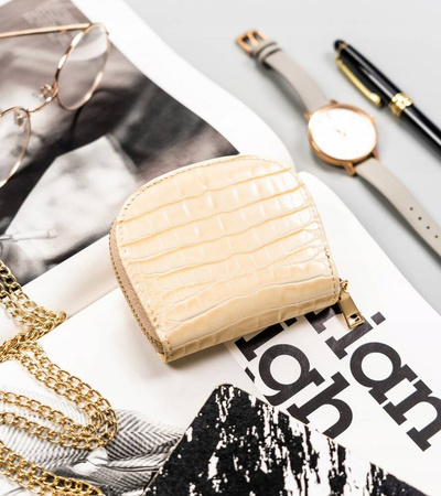 Kleine Damen Münzbörse mit Reißverschluss – Milano Design