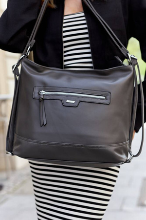 Geräumige Damentasche aus Öko-Leder – Rovicky