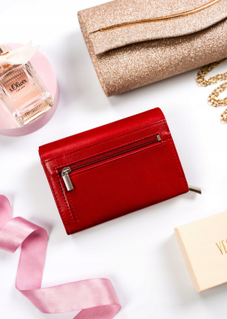 Klassische Damen Geldbörse aus echtem Leder – Rovicky