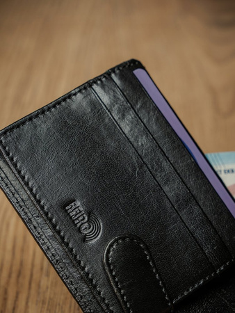 Herren Geldbörse quer mit RFID Schutzmembran – Pierre Andreus