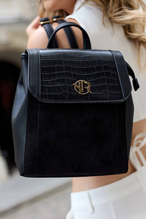 Klassischer Damen Rucksack aus Öko-Leder – Rovicky