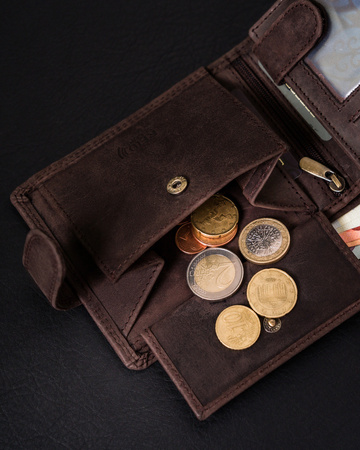 Horizontale Herren Geldbörse aus Echtleder mit RFID Protect – Peterson