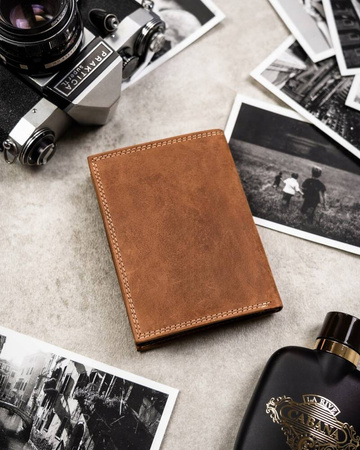 Große Herren Geldbörse aus Nubukleder – Always Wild