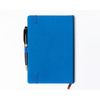 Blaues Notizbuch mit festem Einband, bedruckt mit Punkten – Peterson