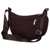 Damen-Umhängetasche aus Polyester in Bordeaux, ein Hauptfach mit Außenfach – Peterson