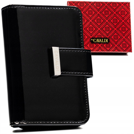 Damen Geldbörse mit Reißverschluss und Druckknopf – 4U Cavaldi