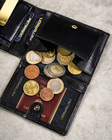 Geschenkset: Herren Geldbörse aus Leder, Etui und Schlüsselanhänger – Peterson