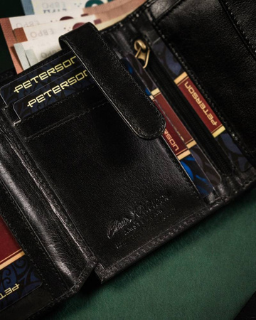 Herren Geldbörse aus Leder mit Kette – Peterson