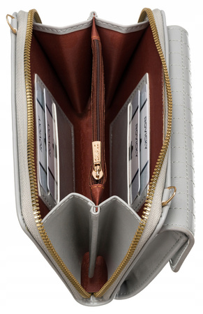 Elegante Mini Damen Handtasche-Geldbörse mit langem, abnehmbarem Riemen – 4U Cavaldi