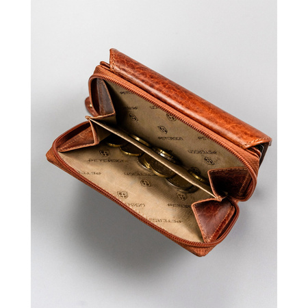 Minimalistische Damen Geldbörse aus Farbverlauf-Leder mit RFID – Peterson