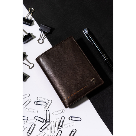 Herren Geldbörse aus echtem Leder mit Kartenfächern – Rovicky