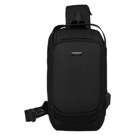 Umhängetasche mit USB-Anschluss – Peterson