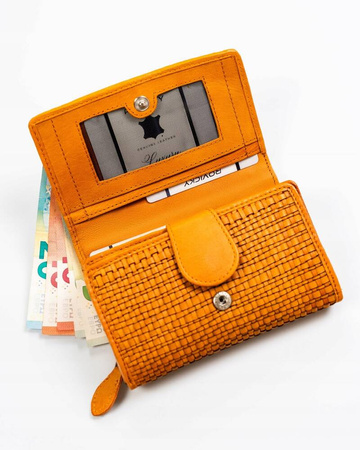 Elegante Damen Geldbörse aus Echtleder – Rovicky