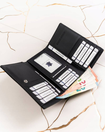 Elegante Damen Geldbörse aus Echt- und Öko-Leder – 4U Cavaldi