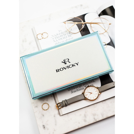 Roter Damen-Geldbörse mit Reißverschluss aus Öko-Leder – Rovicky