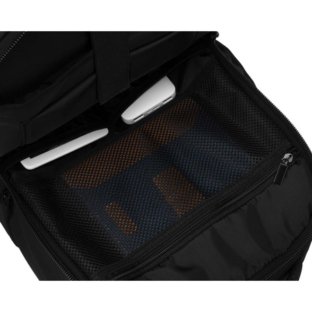 Reiserucksack in Schwarz mit Vakuumfach und USB-Anschluss – Peterson