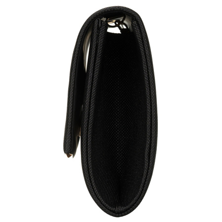 Schwarze, elegante Damenhandtasche aus synthetischem Gewebe - Rovicky