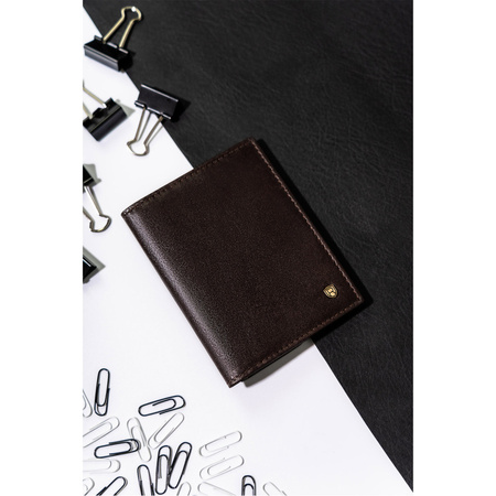 Elegante Herren Geldbörse aus echtem Leder mit RFID – Rovicky