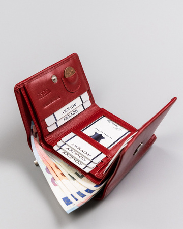 Herren Geldbörse aus Leder mit äußerem Münzfach – Rovicky