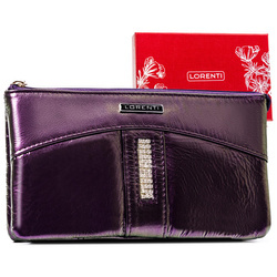 Große Damen Geldbörse mit Reißverschluss und Anhänger – Lorenti