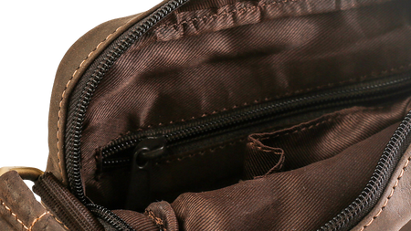 Herren Ledertasche mit langem Schulterriemen – Always Wild