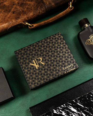 Große Herren Geldbörse aus Leder mit RFID-Schutz – Rovicky