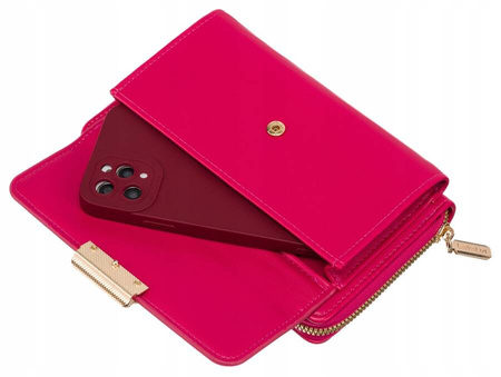 Mini Damen Umhängetasche mit Geldbörsenfunktion und abnehmbarem Riemen – 4U Cavaldi