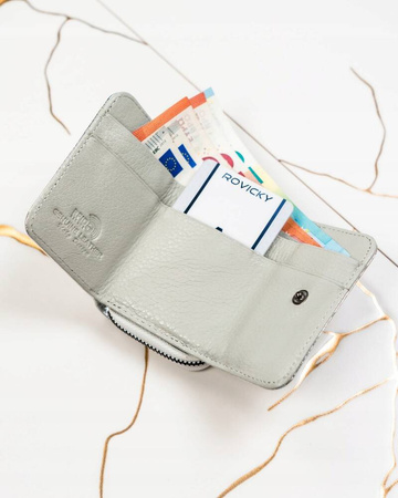 Kleine, elegante Damen Geldbörse aus echtem Leder – Lorenti